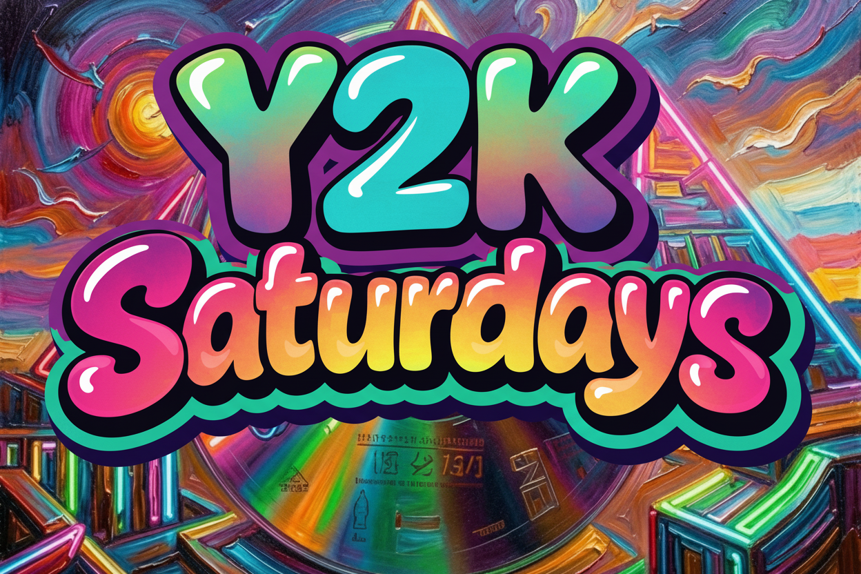 Colorful Y2K Saturdays artwork